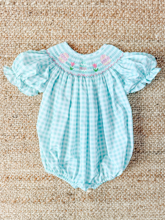 Easter Egg and Tulips Bubble