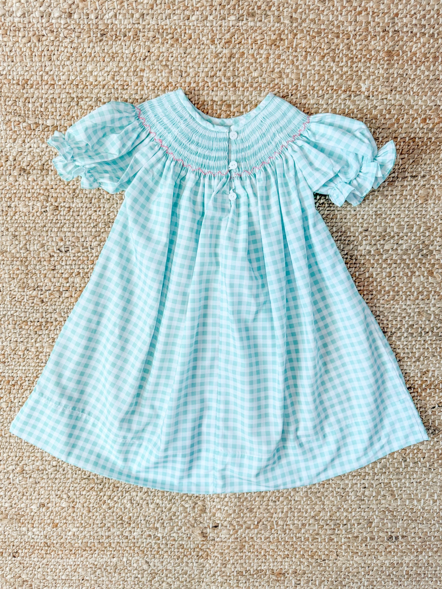 Easter Egg and Tulips Smocked Dress