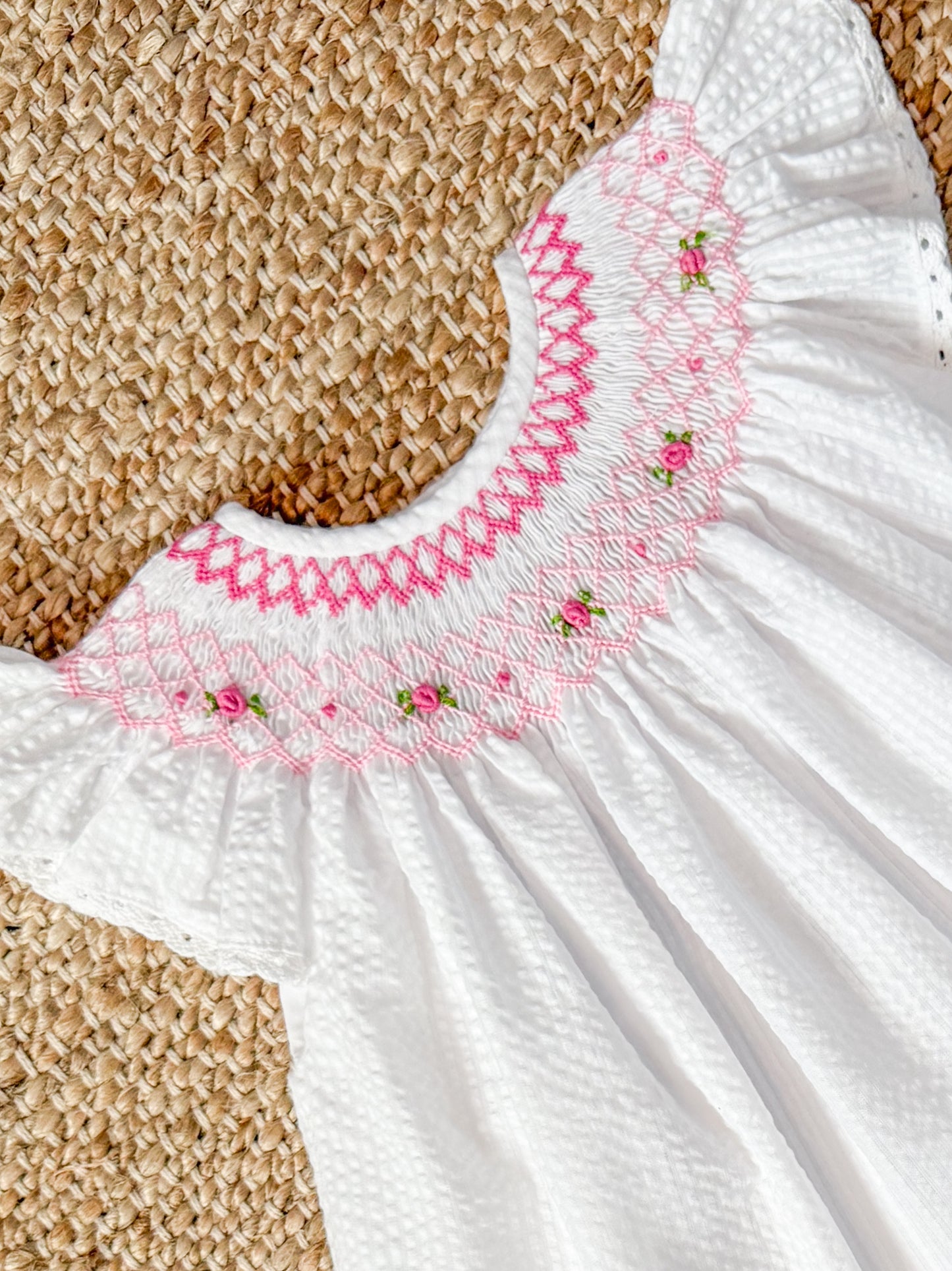 Once Upon a Time Geo Smock Bubble with Angel Sleeves