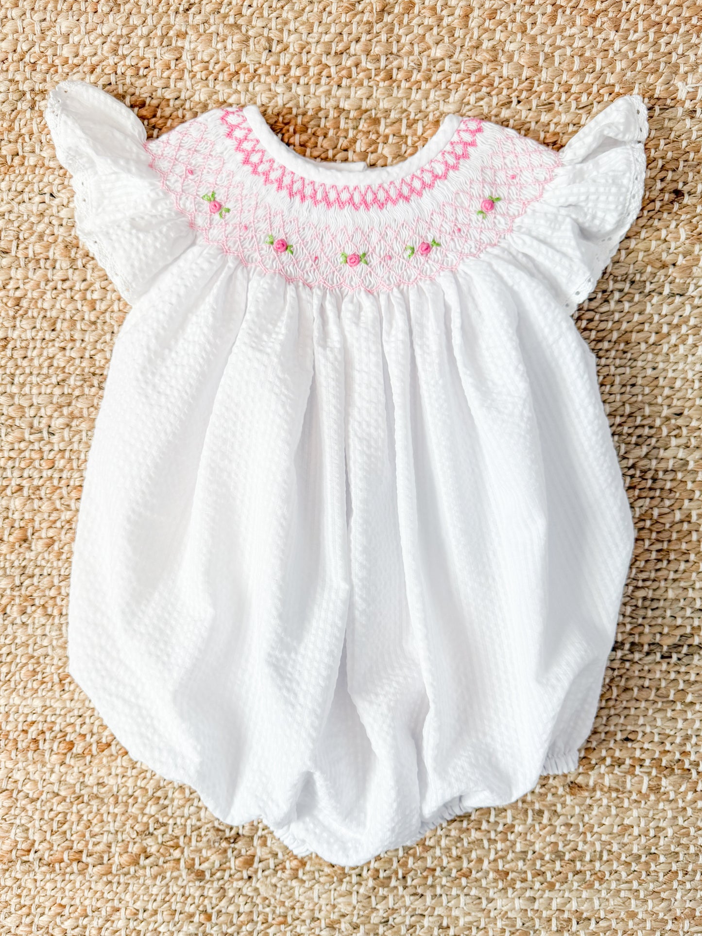 Once Upon a Time Geo Smock Bubble with Angel Sleeves