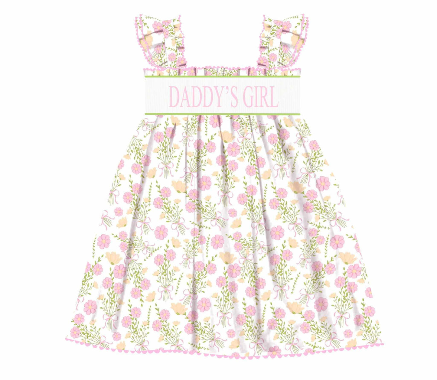 Preorder: Daddy's Girl Hand Smocked Dress