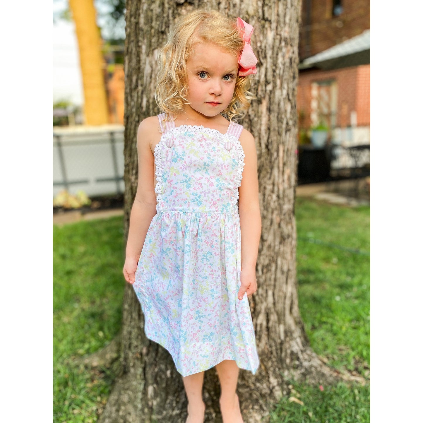Always in Bloom Dress with Criss Cross Back 6M-6T