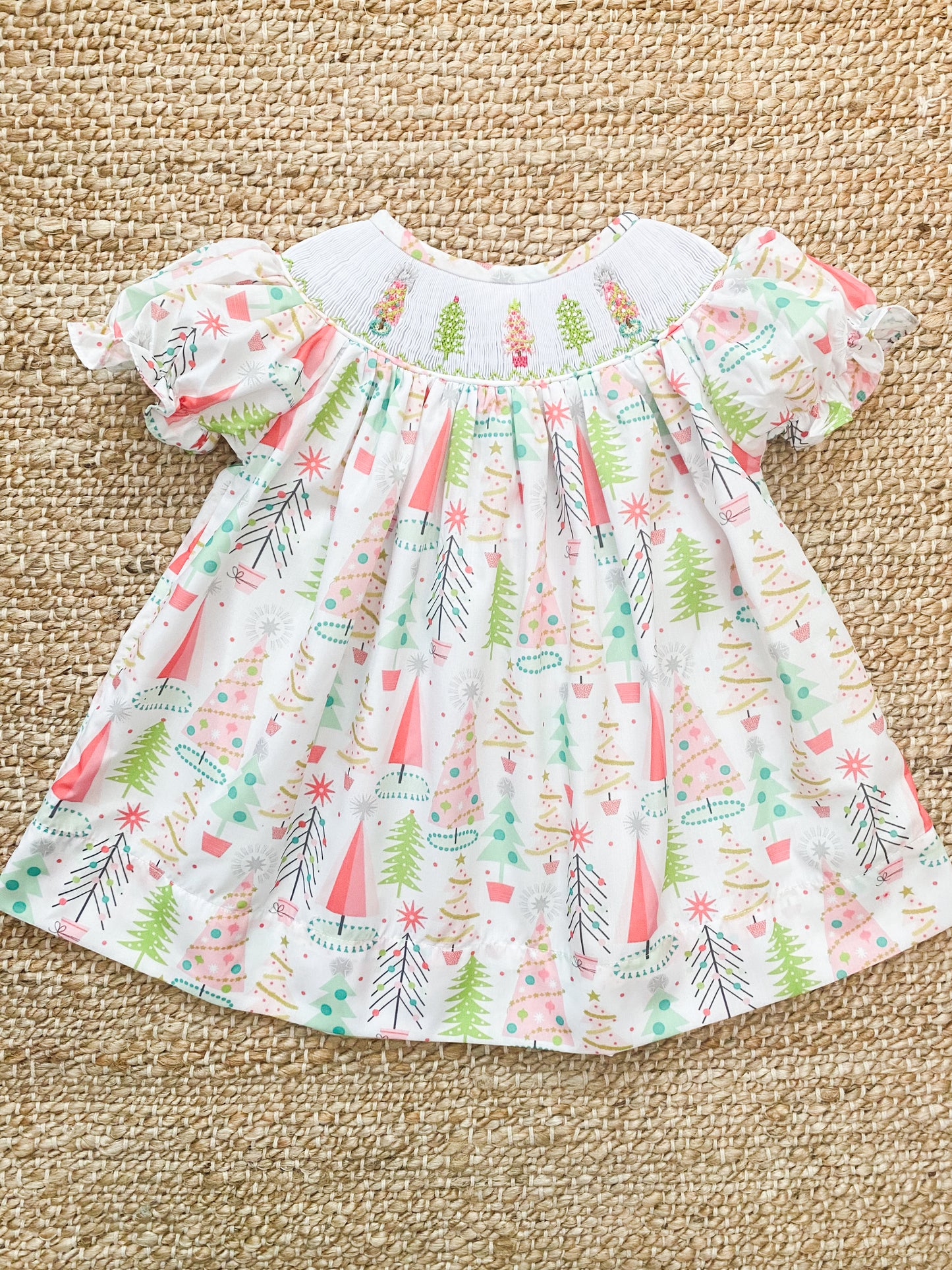 Christmas Tree Smock 12M-6T