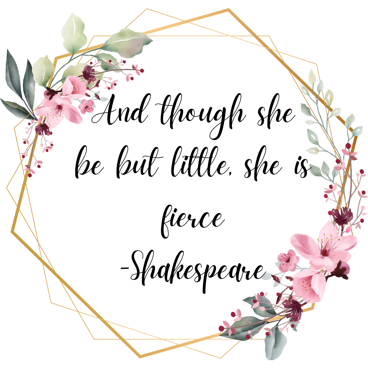 She is Fierce Digital Download Printable