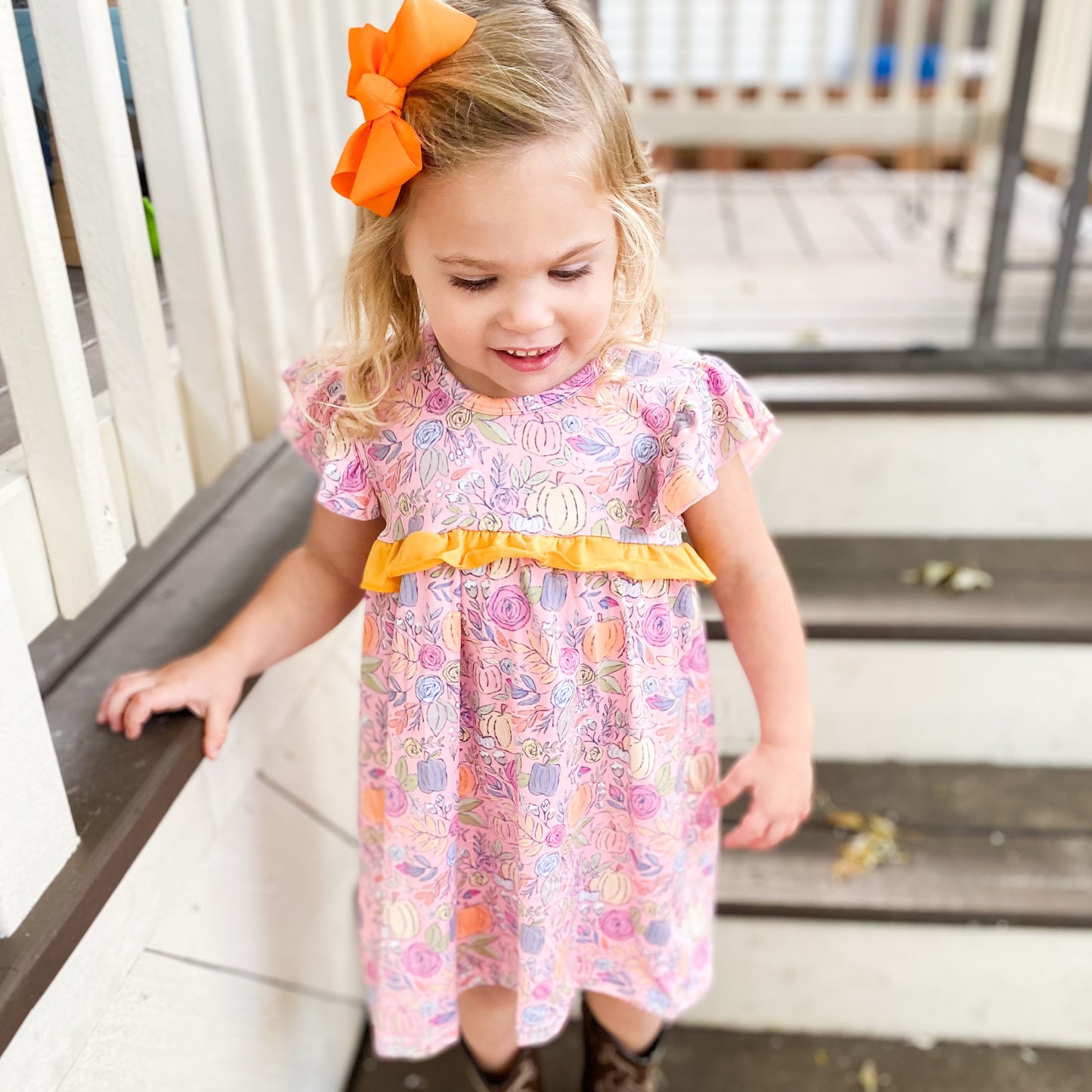 Pretty Pink Pumpkin Dress