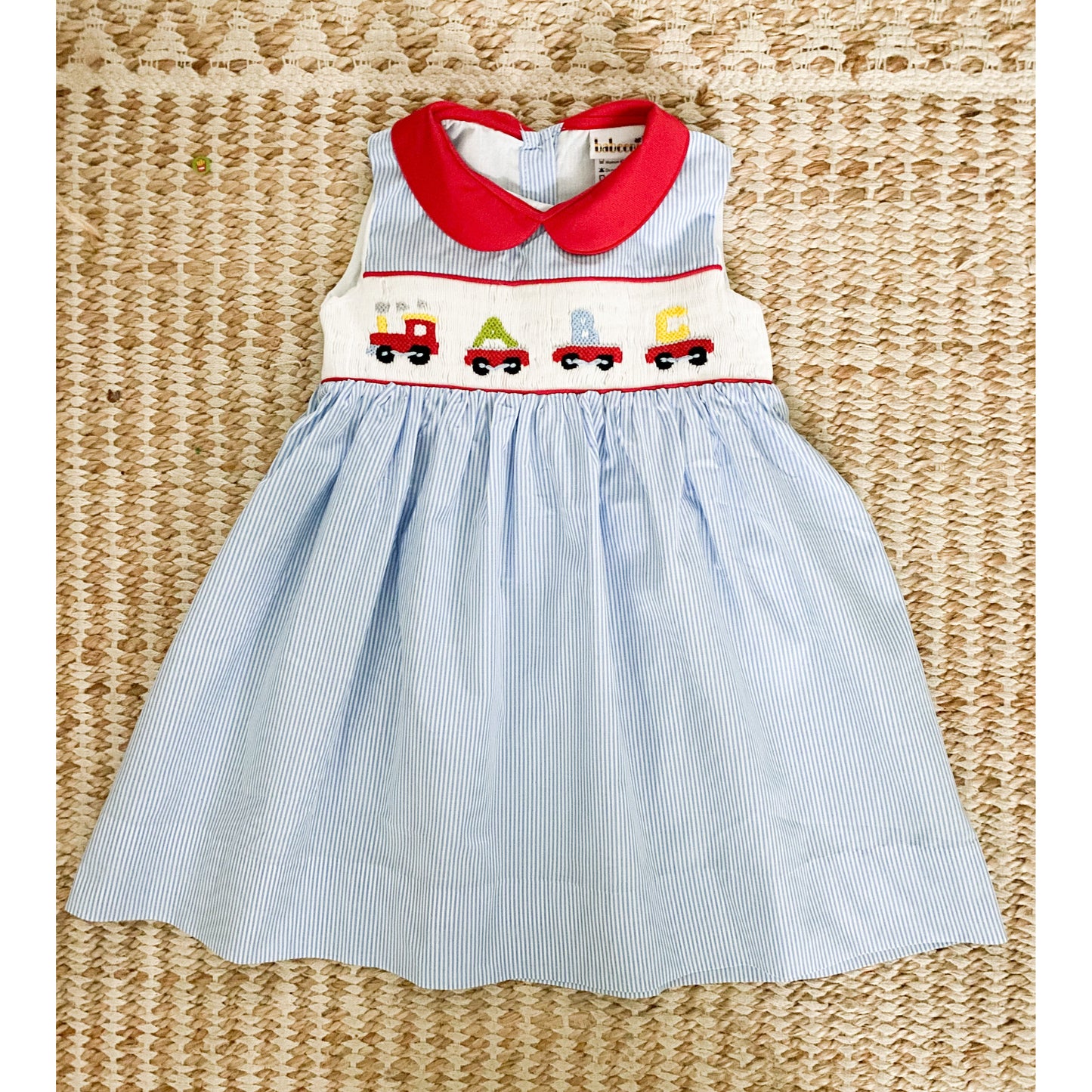 Back to School ABC Smocked Dress