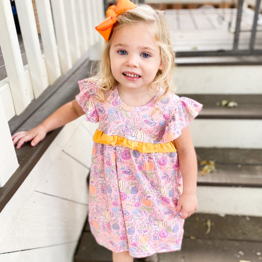 Pretty Pink Pumpkin Dress