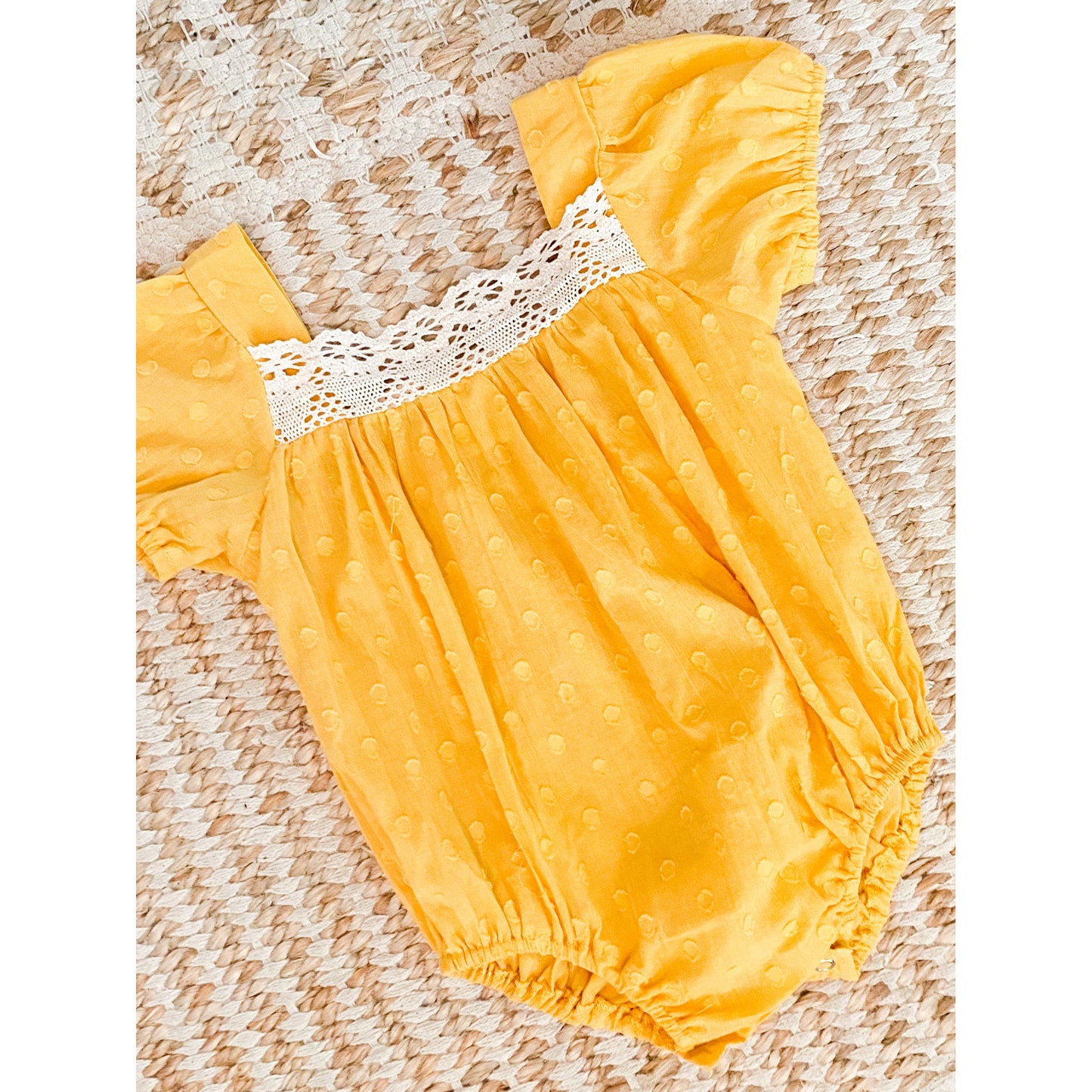 Golden Yellow or Pink Romper